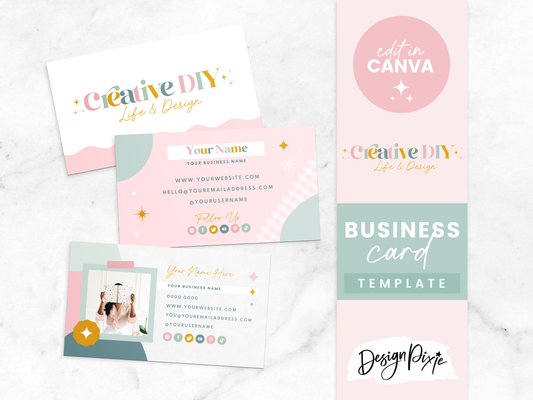 Business Card Template - Creative DIY