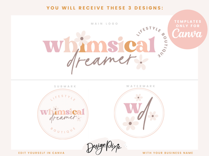 Whimsical Dreamer Logo Template