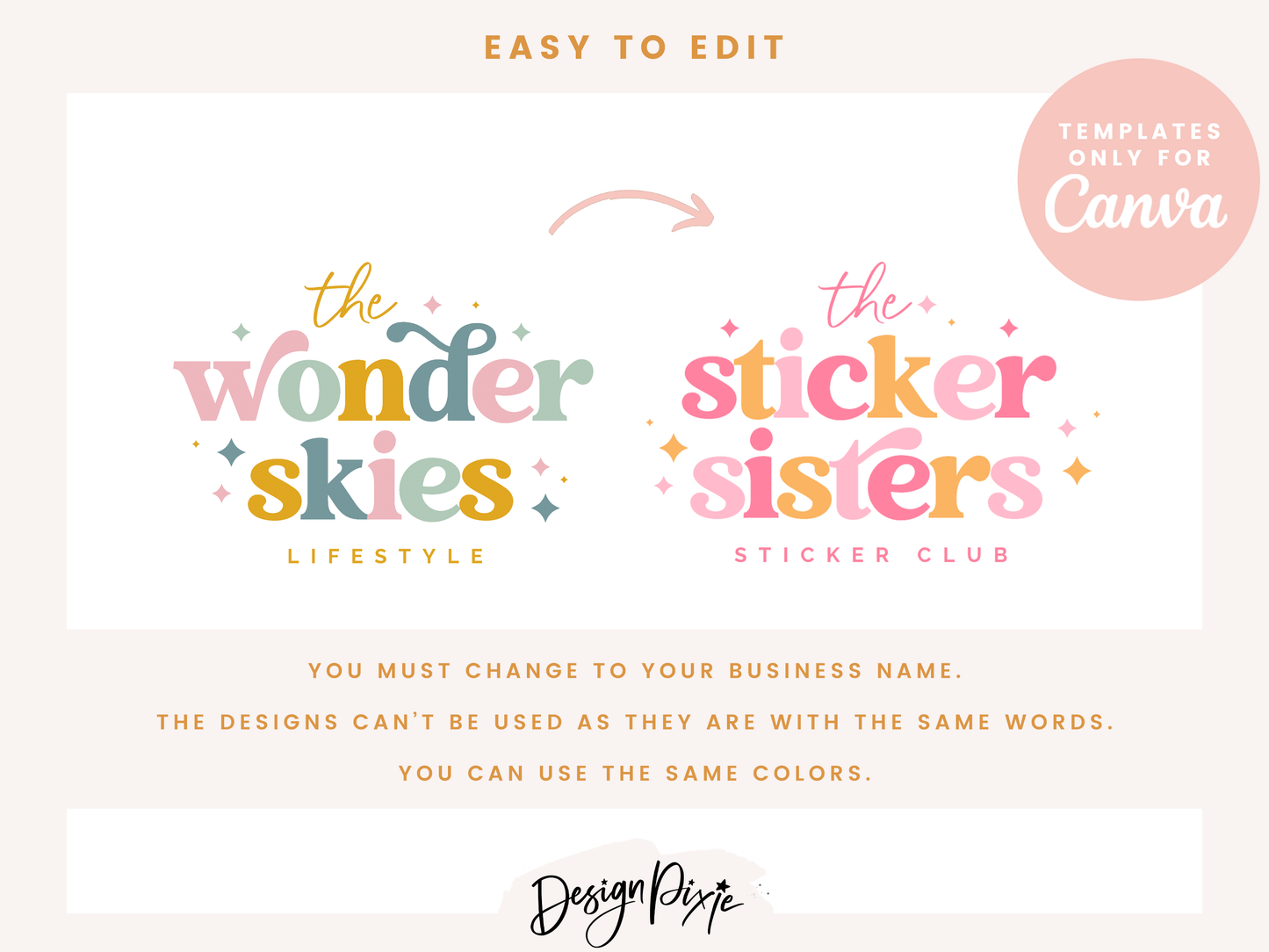 Wonder Skies Logo Template