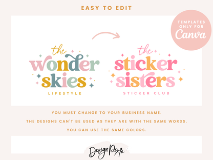 Wonder Skies Logo Template