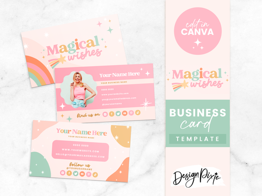 Business Card Template - Magical Wishes