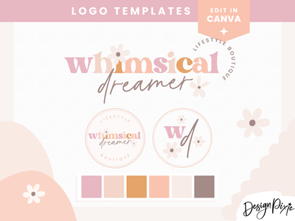 Whimsical Dreamer Logo Template