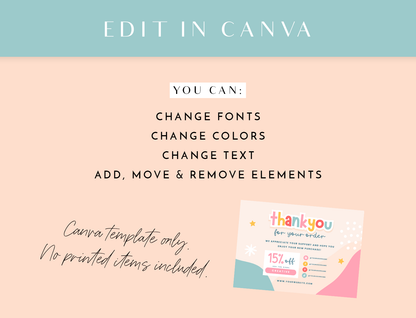 Thank You Card Template - Creation Club